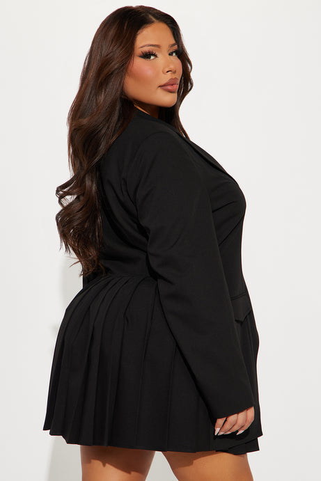 Delani Mini Blazer Elbise