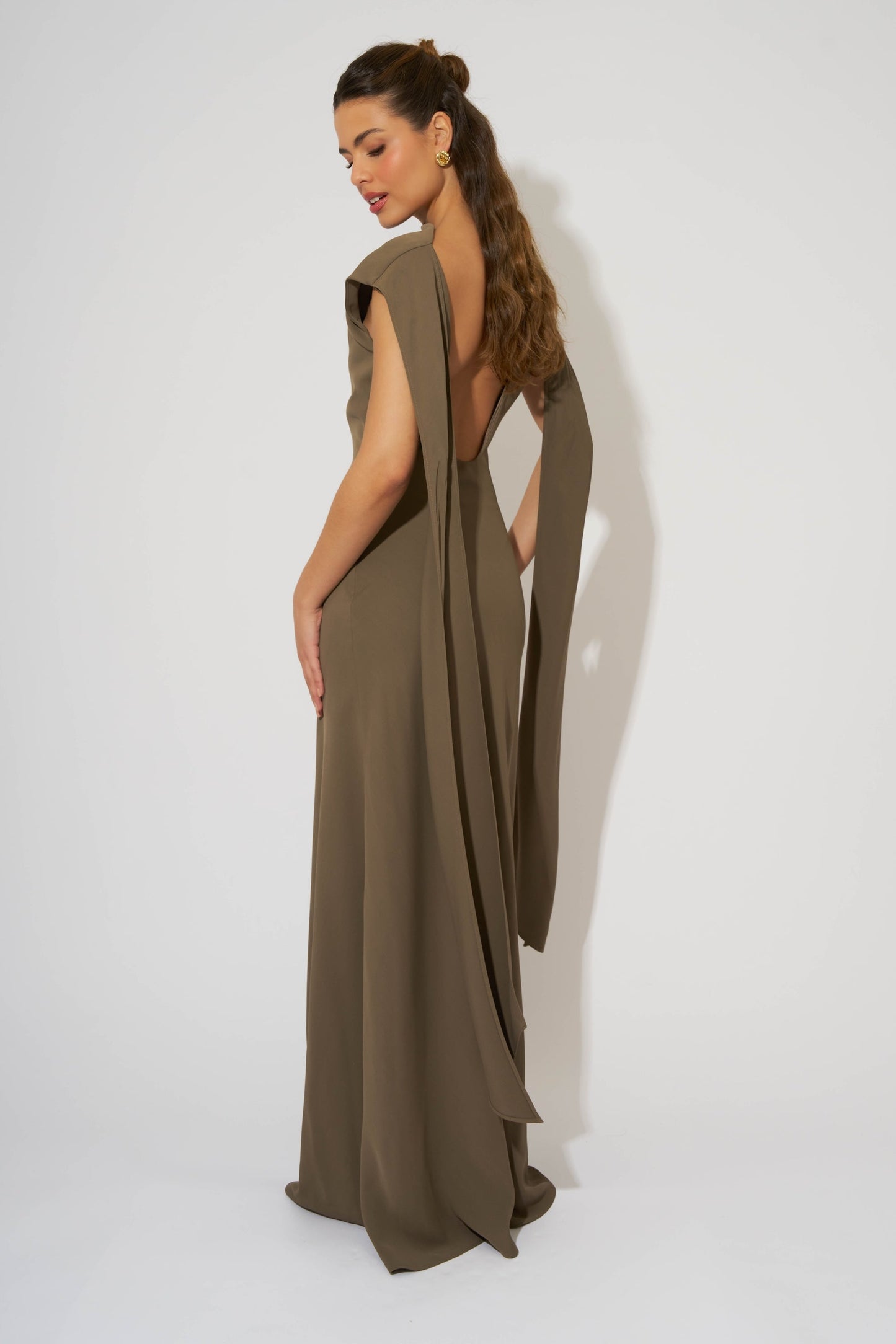 Drape UZUN ELBİSE