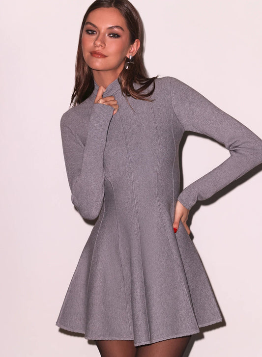Gaenna Kloş Mini Elbise