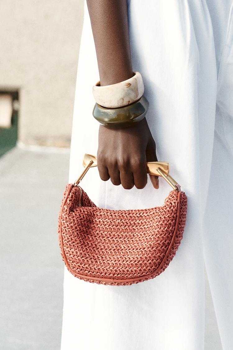 Ayla Woven crossbody bag