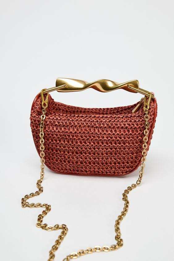 Ayla Woven crossbody bag
