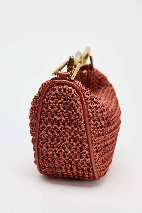 Ayla Woven crossbody bag