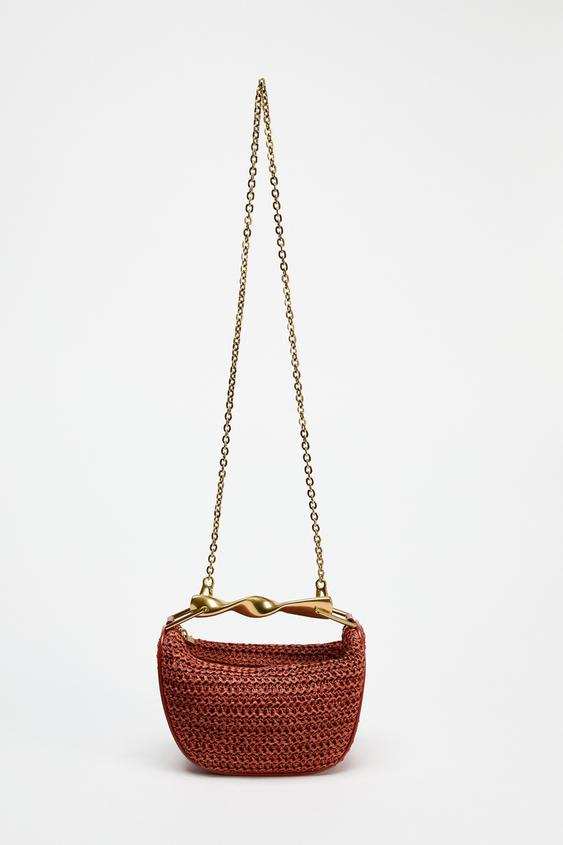 Ayla Woven crossbody bag
