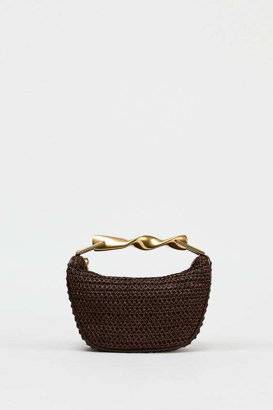 Ayla Woven crossbody bag