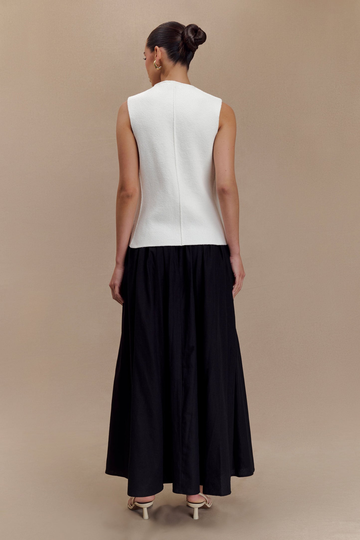Clarence Keten A-Line Maxi Etek - Siyah