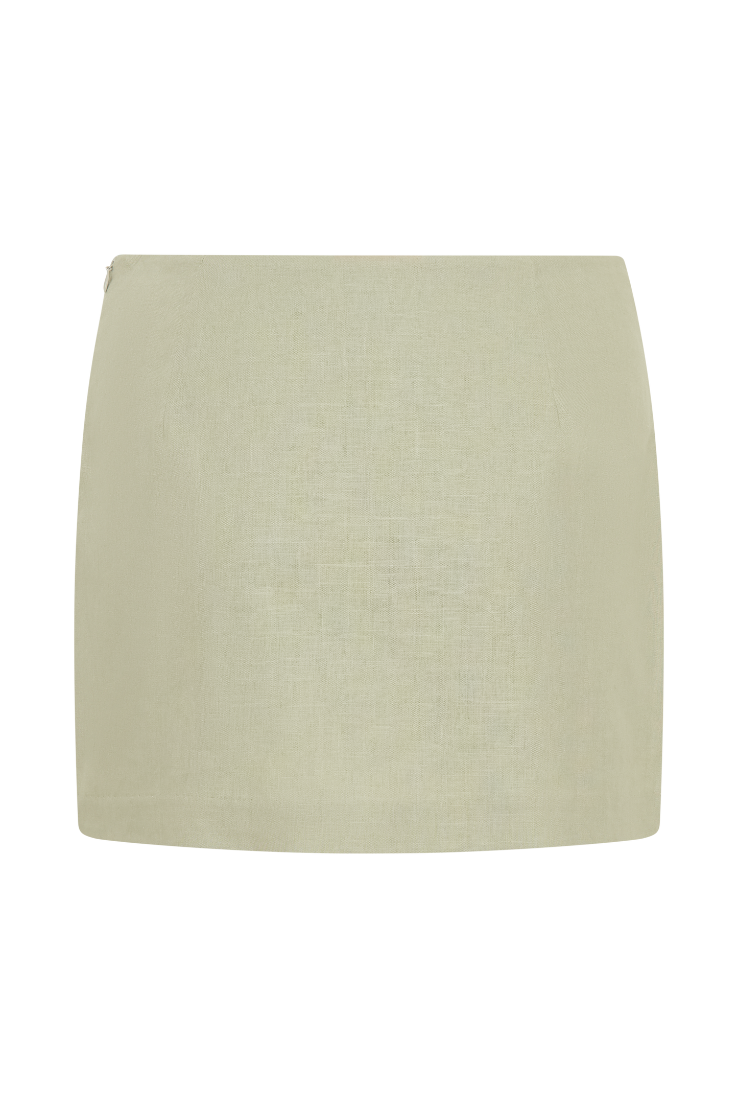 Ciara Keten Mini Şort - Fesleğen