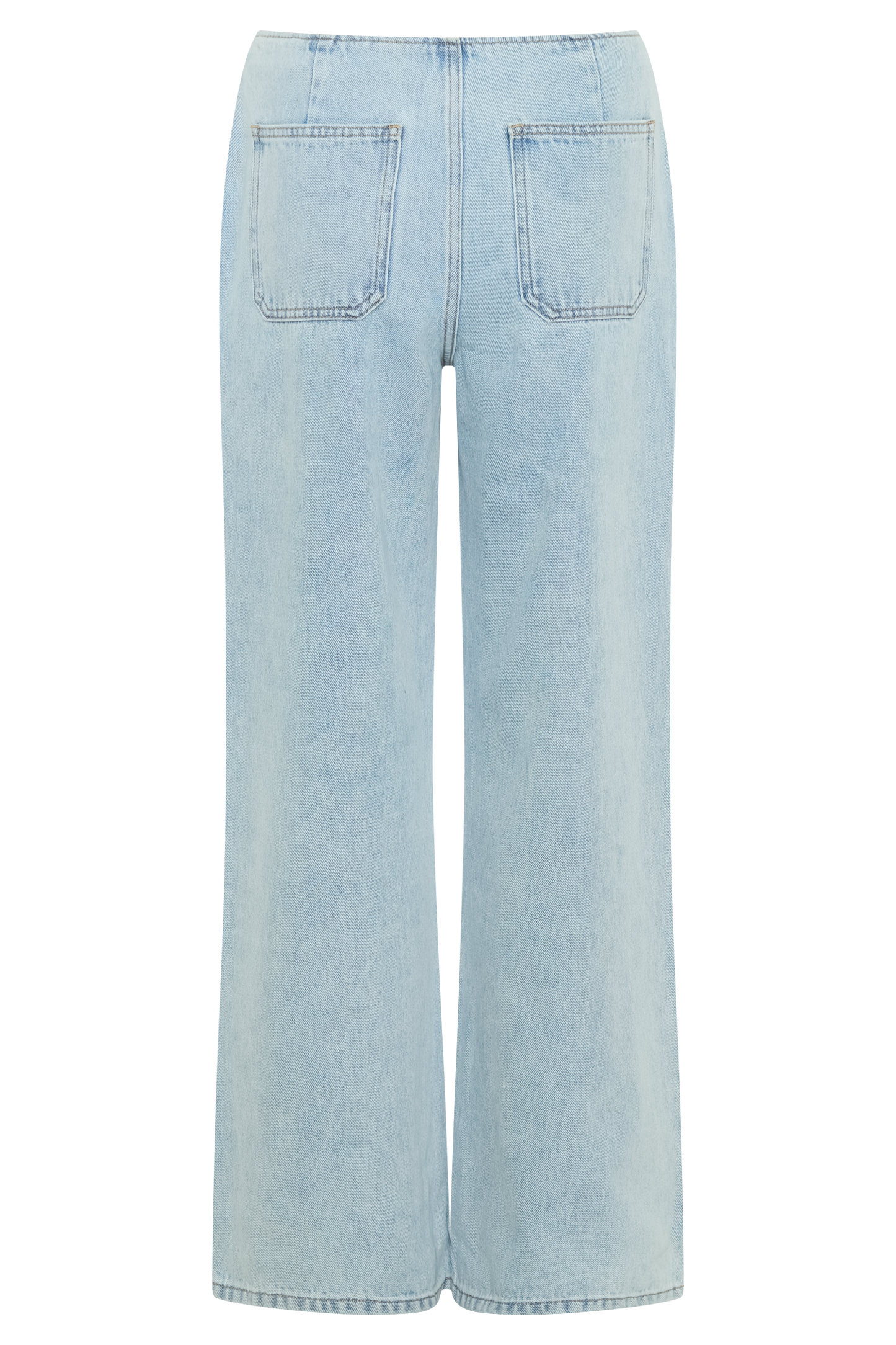 Caitlin Mid Bel Denim Flare Jeans - Açık Mavi
