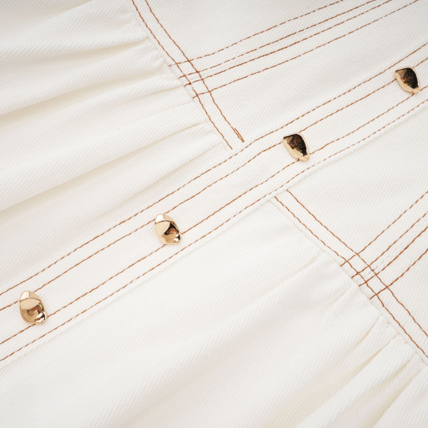 Brielle Denim Üst Ve Etek Eşleştirme Seti