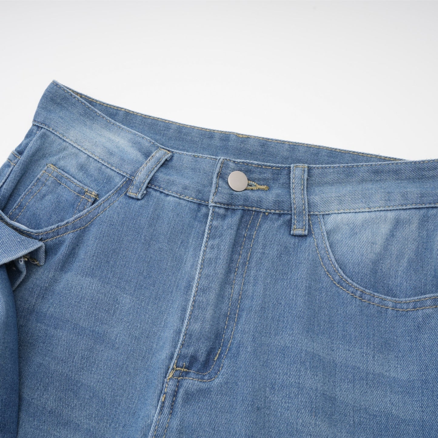 Ysabella Fiyonk Detaylı Geniş Paça Jean Pantolon