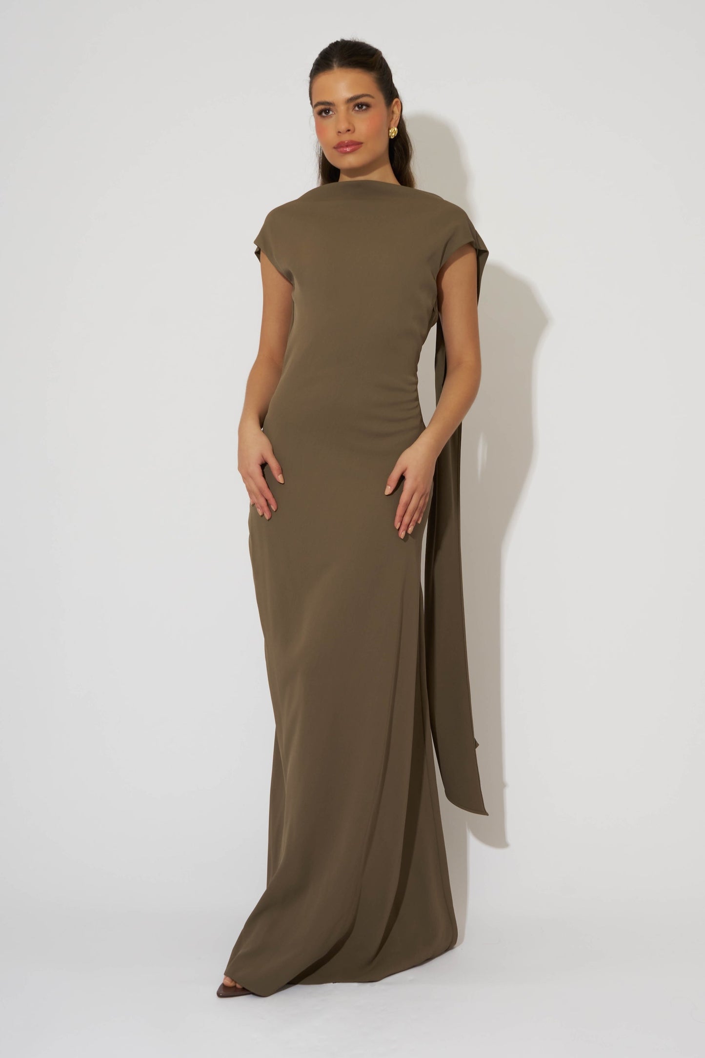 Drape UZUN ELBİSE