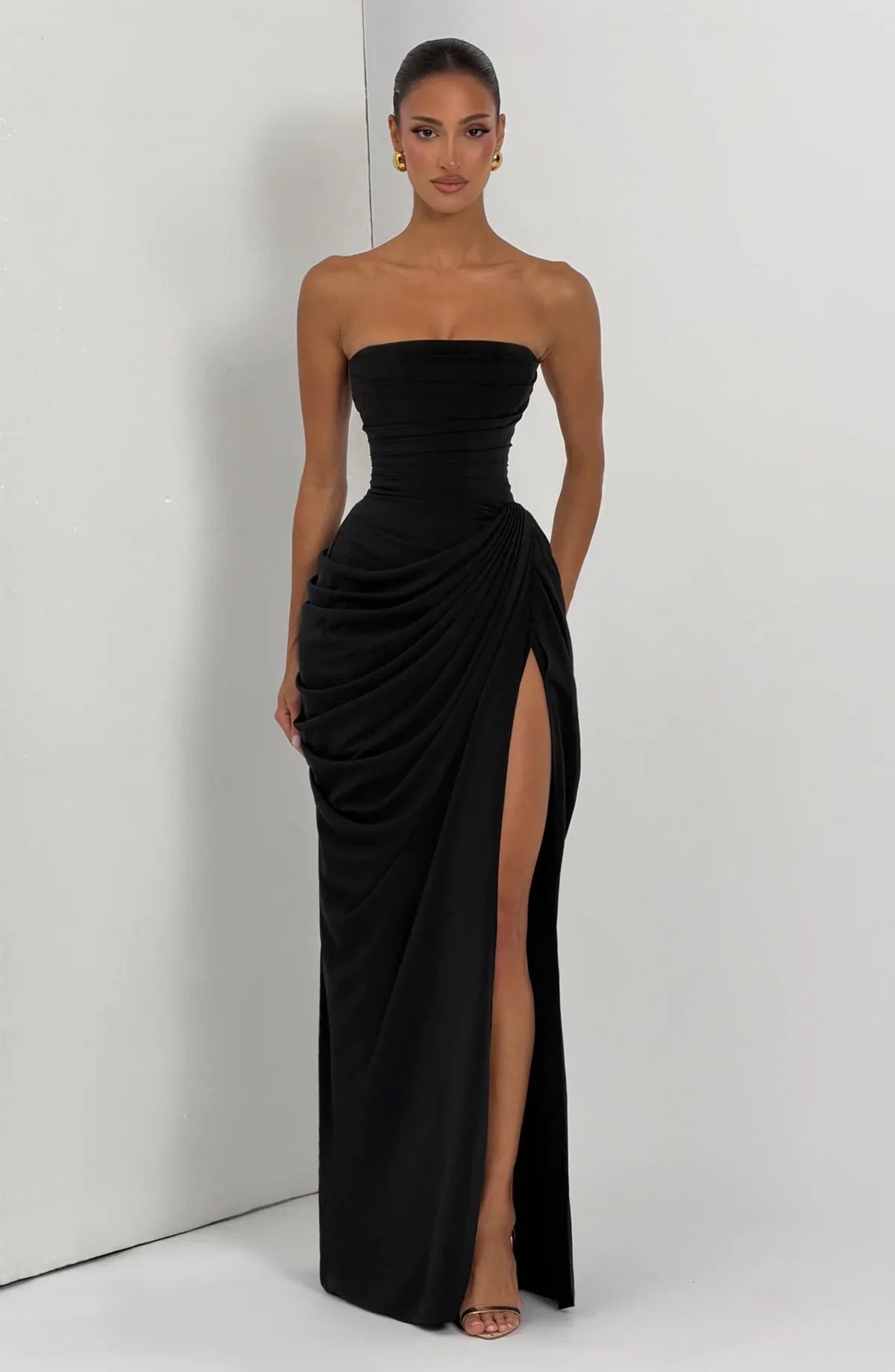 Cyra Maxi Dress - Black