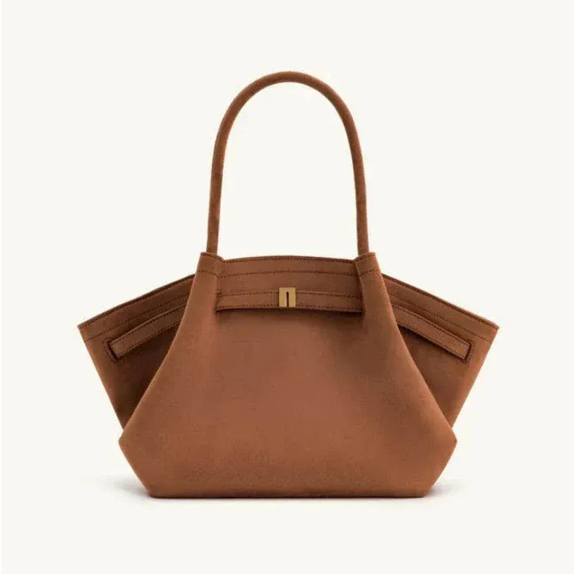 Henna Maxi Suede Tote Bag