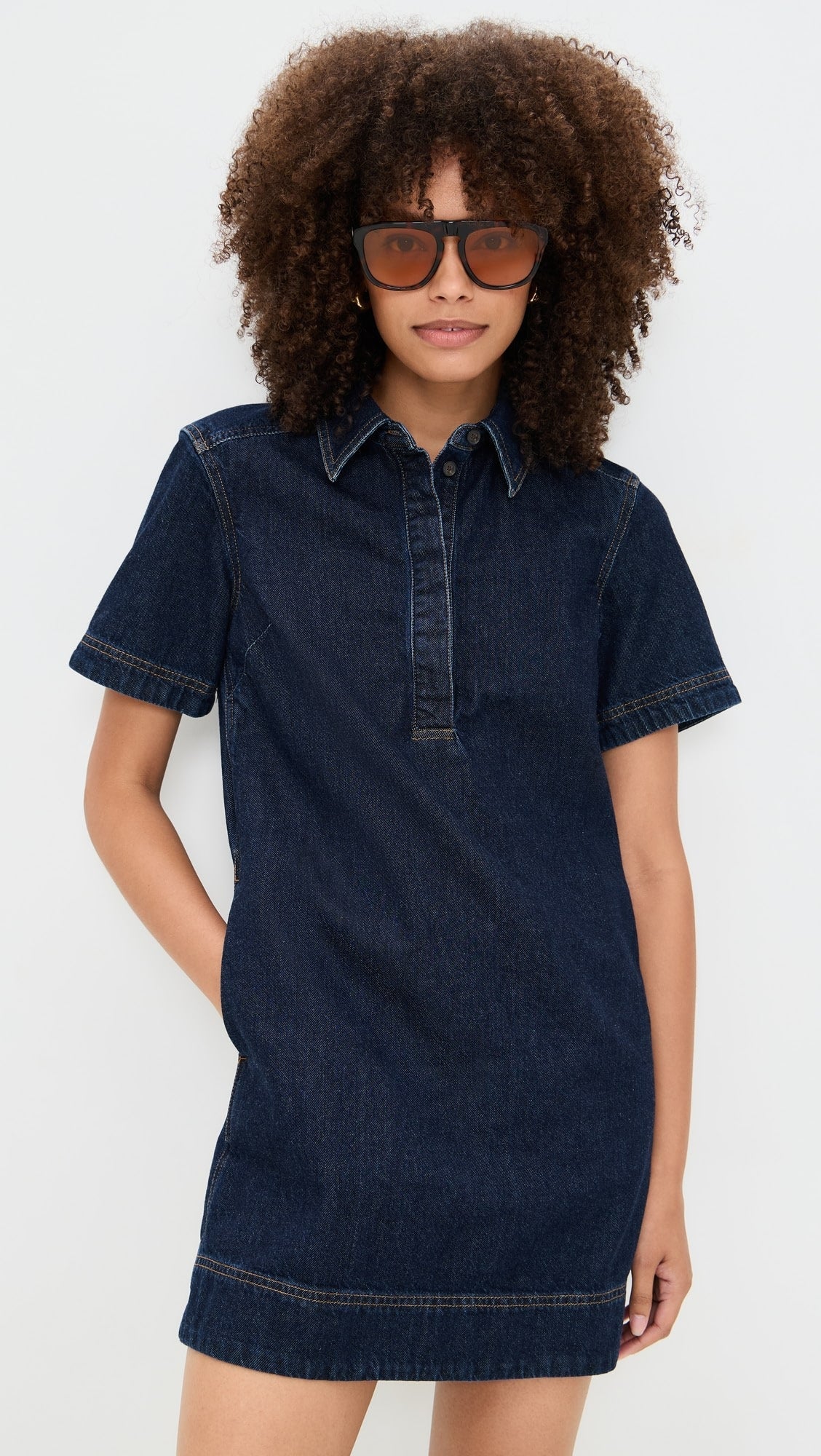 Madewell Denim Mini Elbise