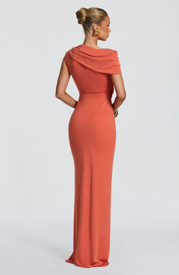 Kalina Maxi Dress - Burnt Orange
