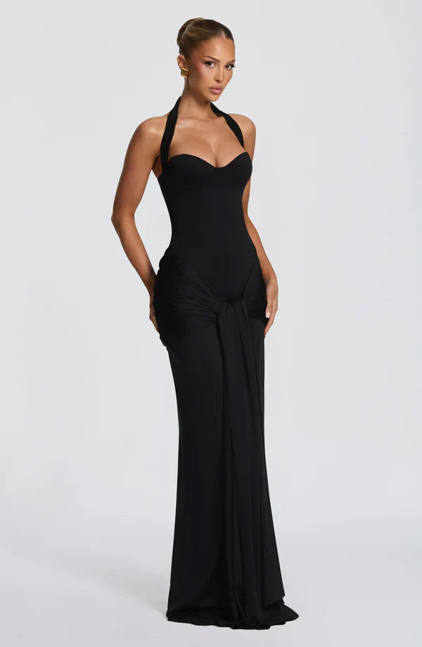 Gia Maxi Dress - Black