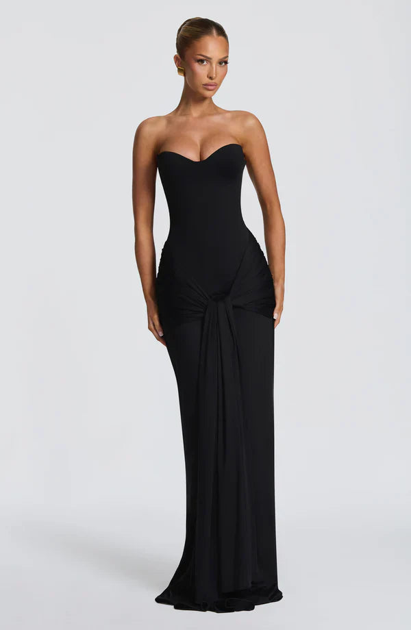 Gia Maxi Dress - Black