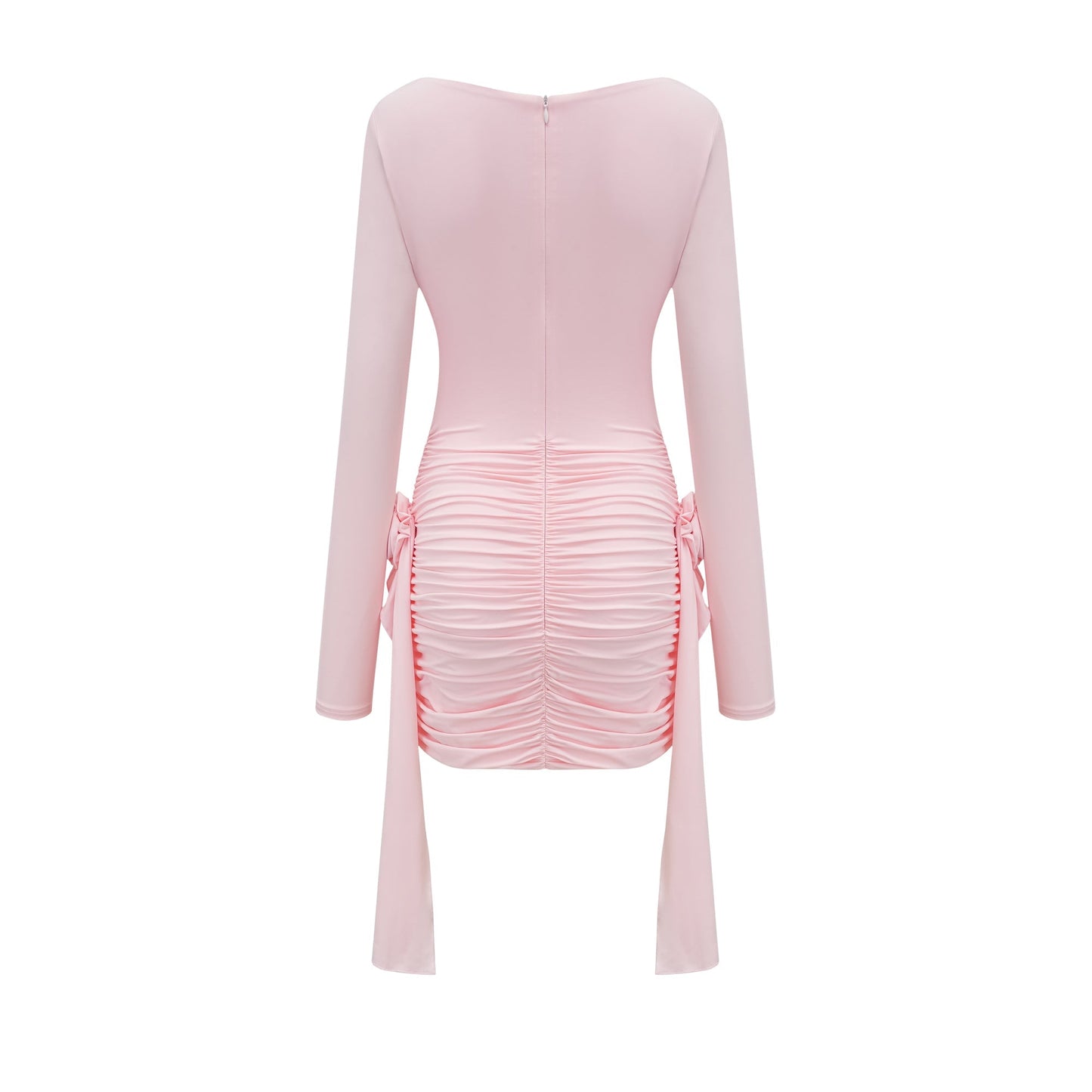 Chloé Pembe Uzun Kollu Çiçekli Elbise