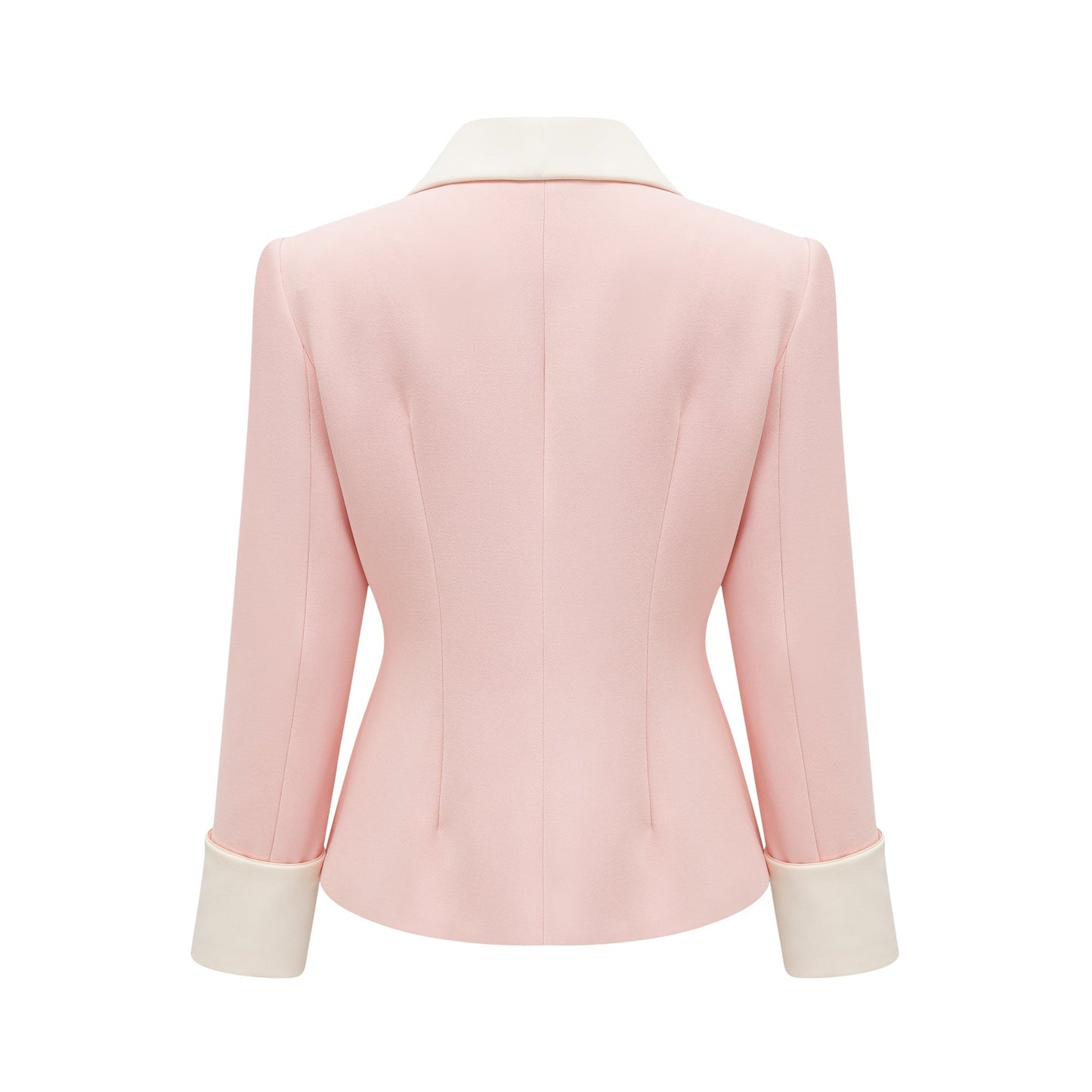 Claretta Renk Bloklu Blazer Ve Pantolon Uyumlu Takım