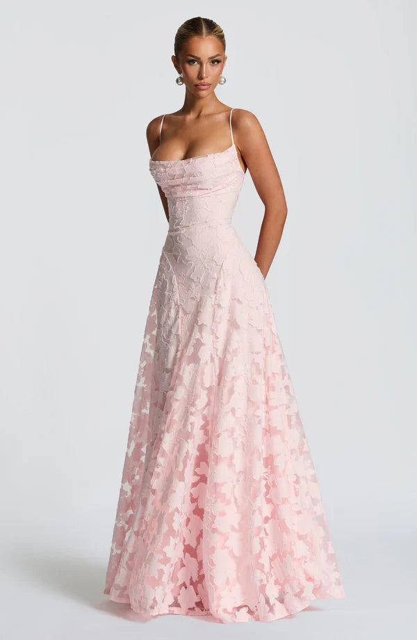 Francesca Maxi Dress - Blush