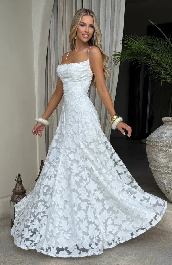 Francesca Maxi Dress - white