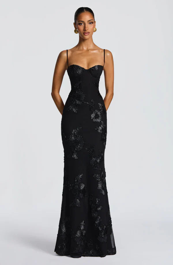 Nefertiti Maxi Dress - Black