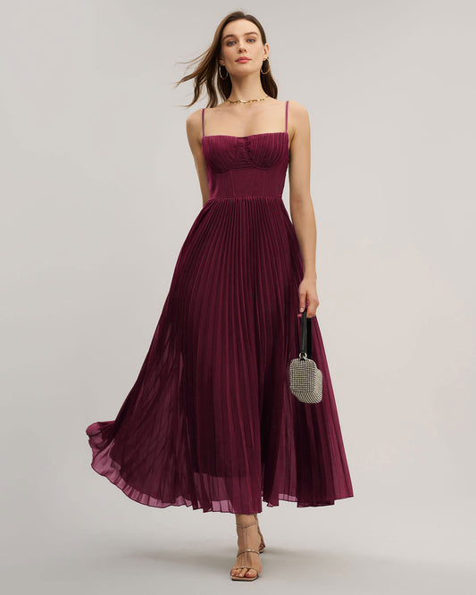 Elissa Pilise Detay Maxi Elbise